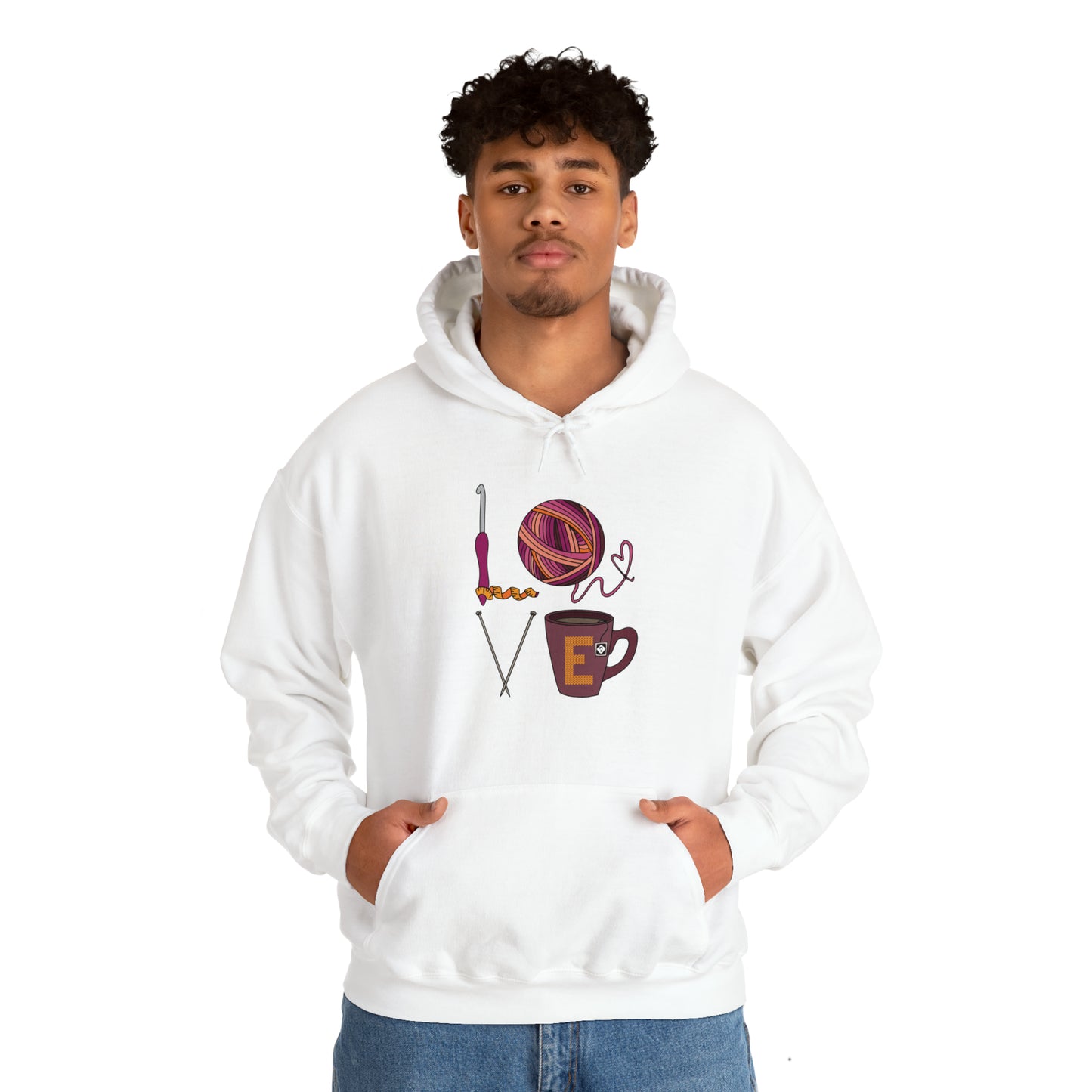 LOVE Unisex Heavy Blend™ Hooded Sweatshirt