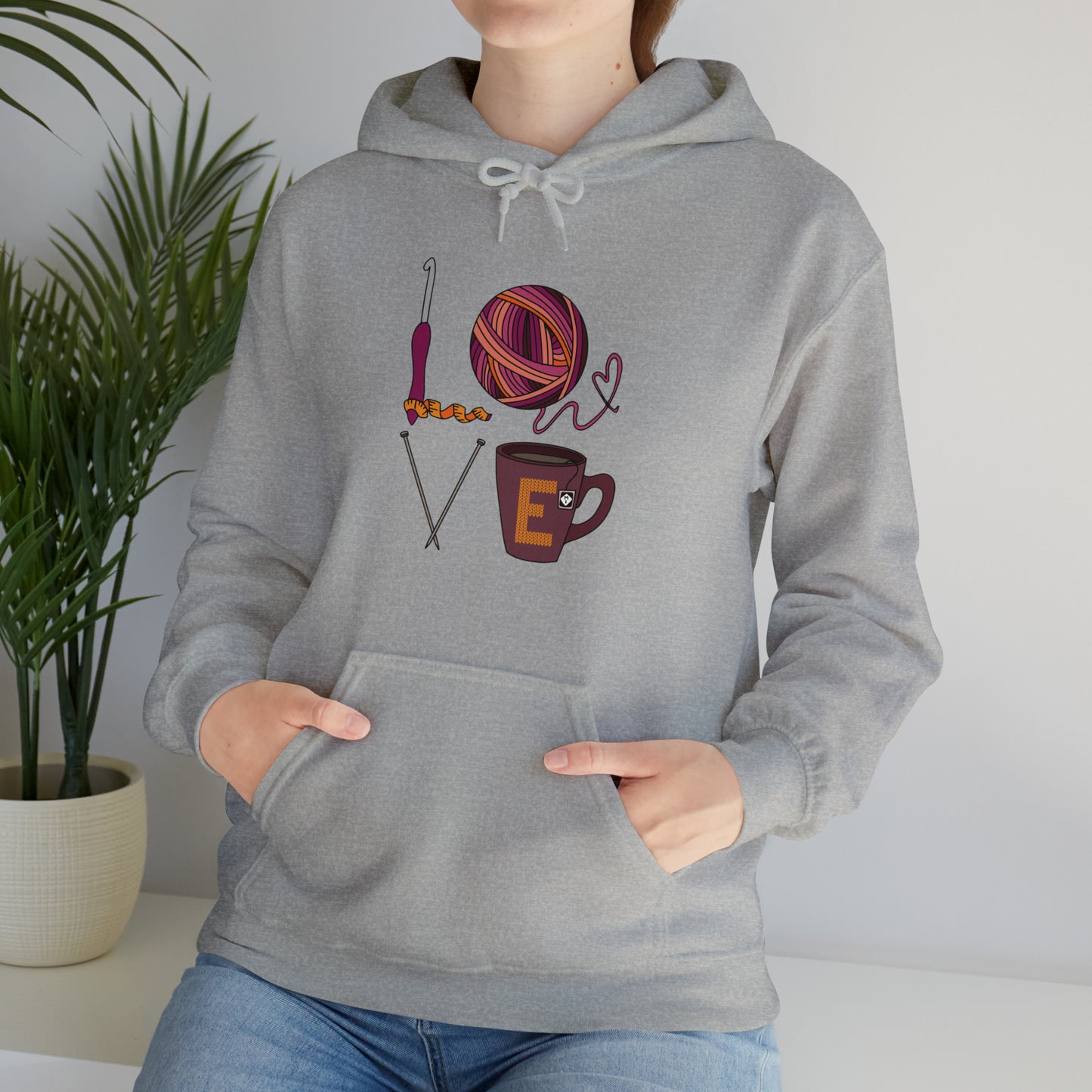 LOVE Unisex Heavy Blend™ Hooded Sweatshirt
