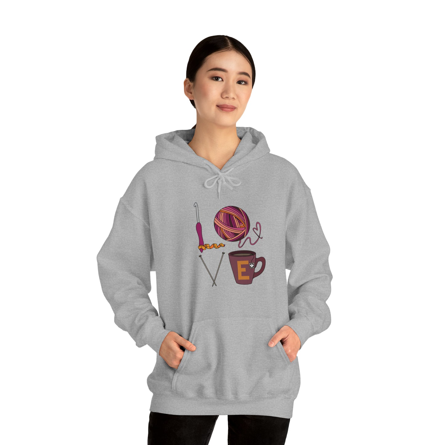 LOVE Unisex Heavy Blend™ Hooded Sweatshirt