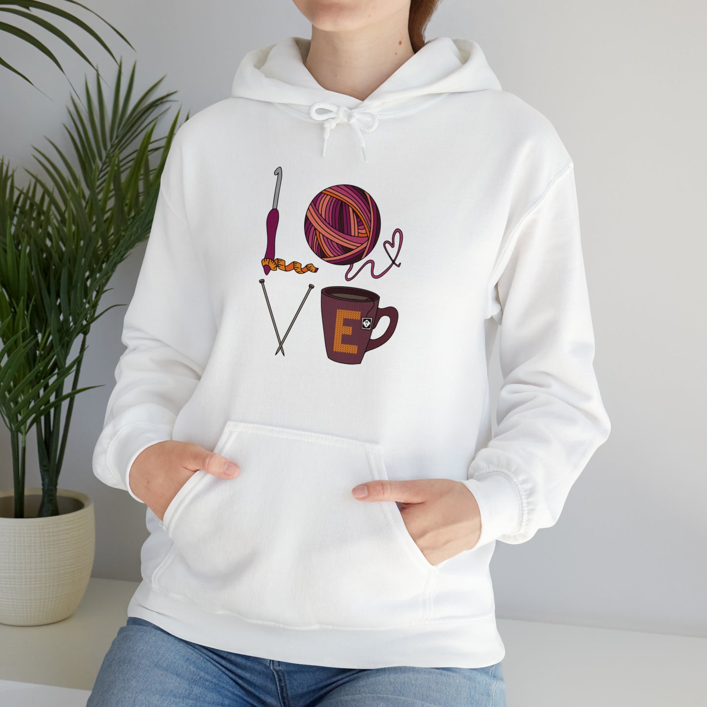 LOVE Unisex Heavy Blend™ Hooded Sweatshirt