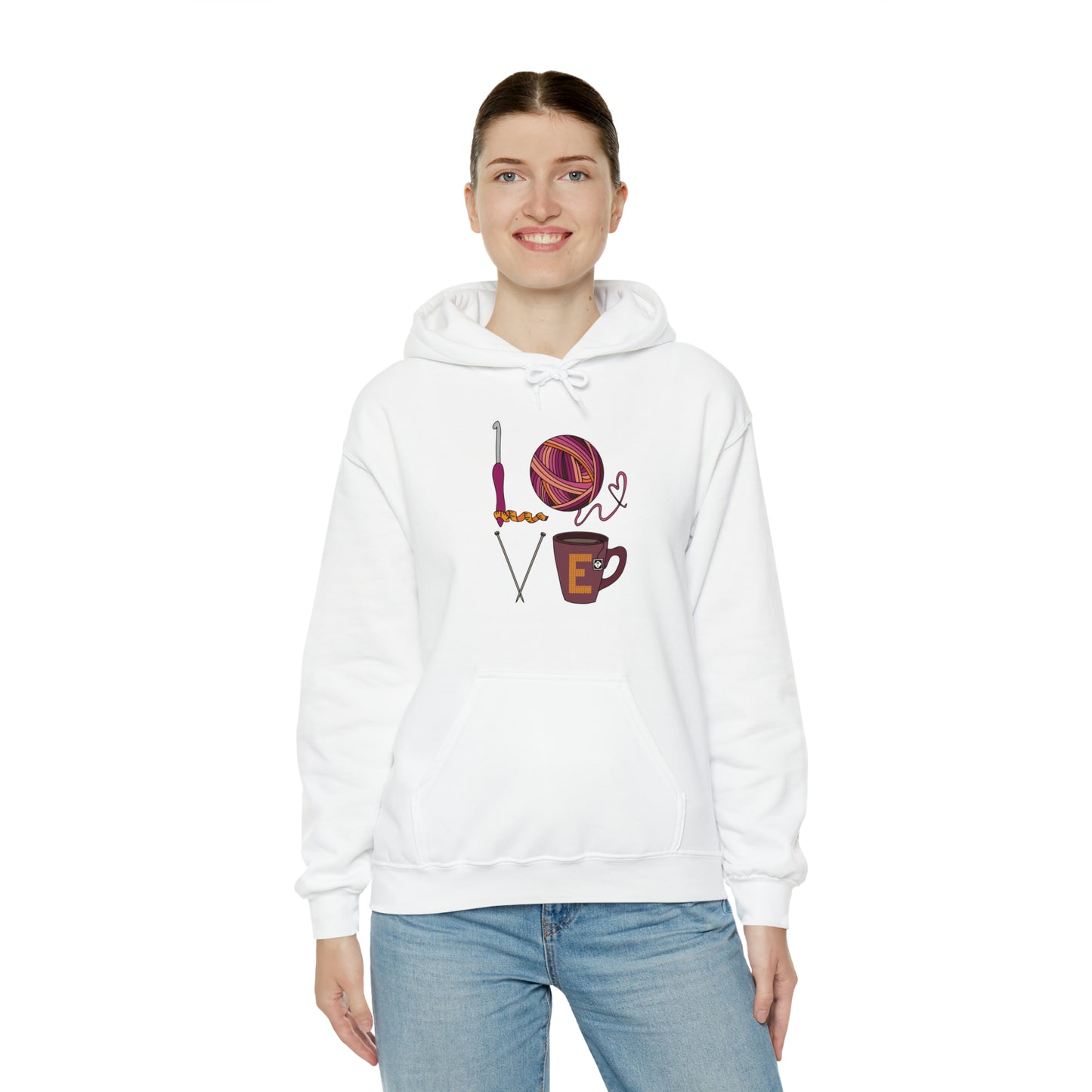 LOVE Unisex Heavy Blend™ Hooded Sweatshirt