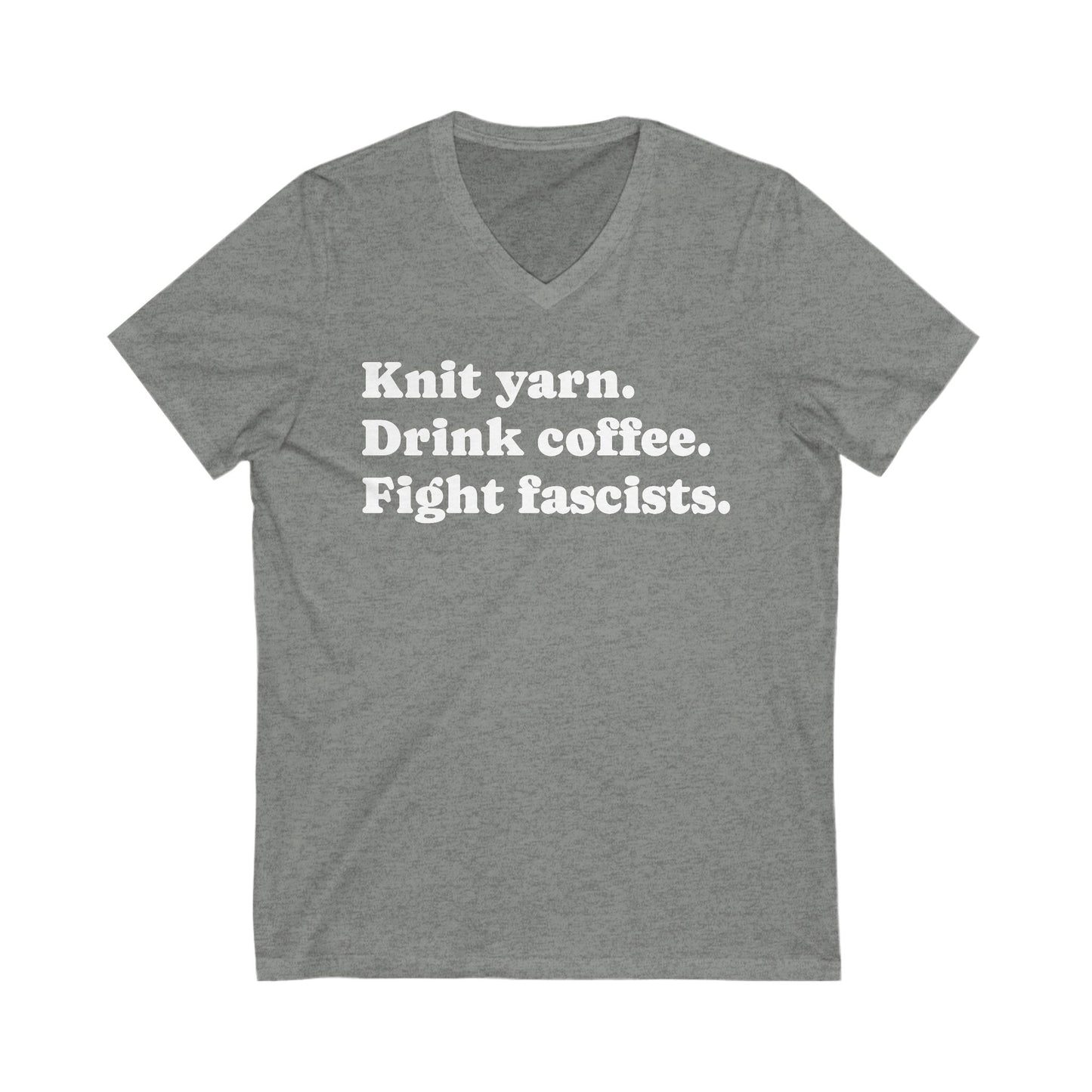 Crafty Activist V-Neck Tee
