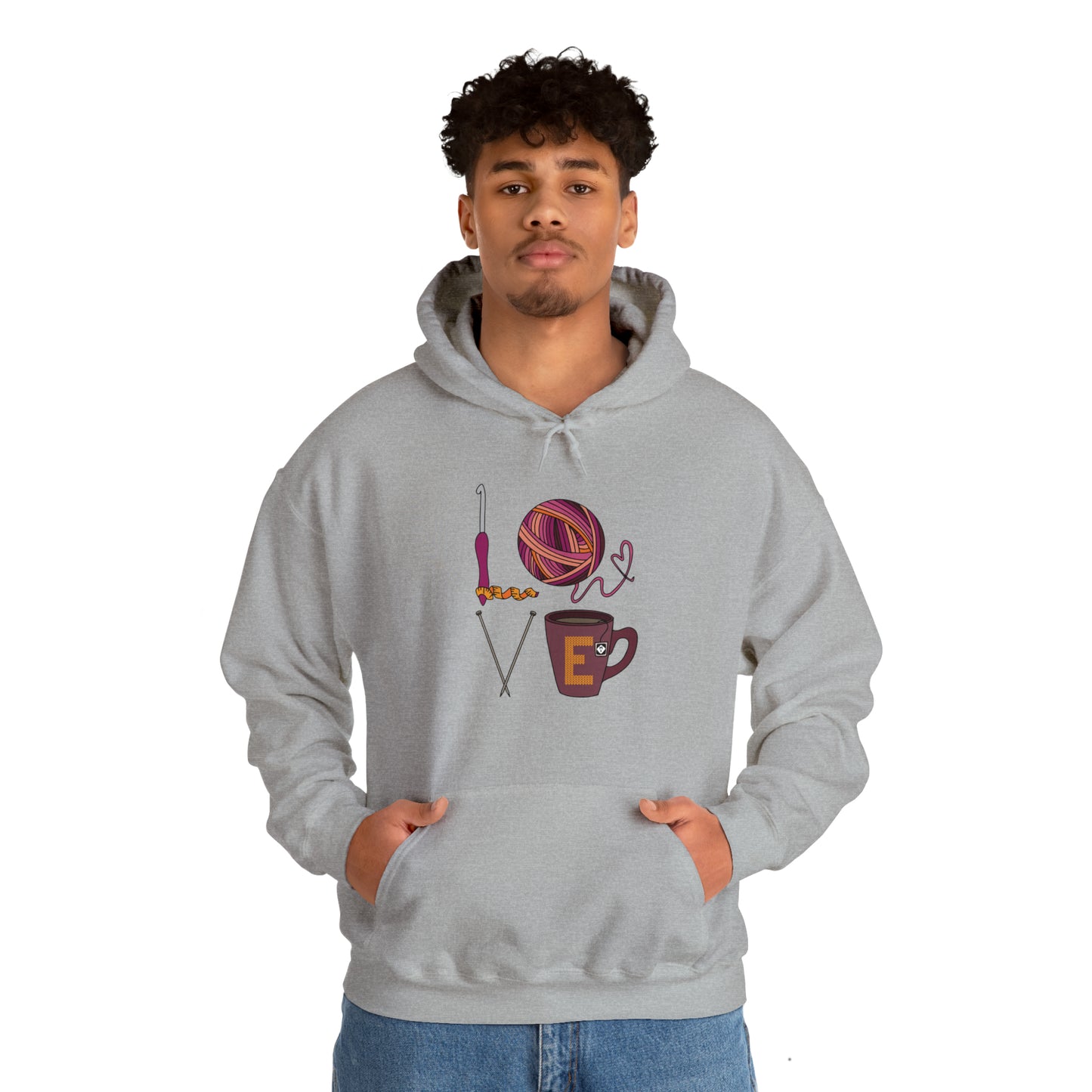 LOVE Unisex Heavy Blend™ Hooded Sweatshirt