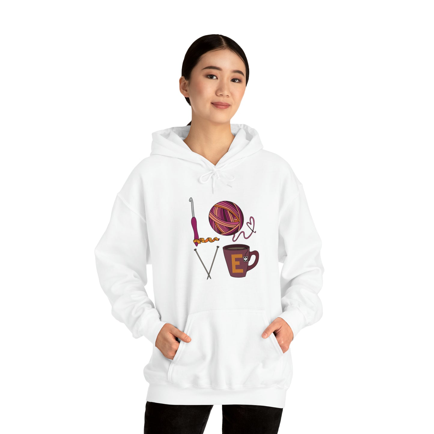 LOVE Unisex Heavy Blend™ Hooded Sweatshirt
