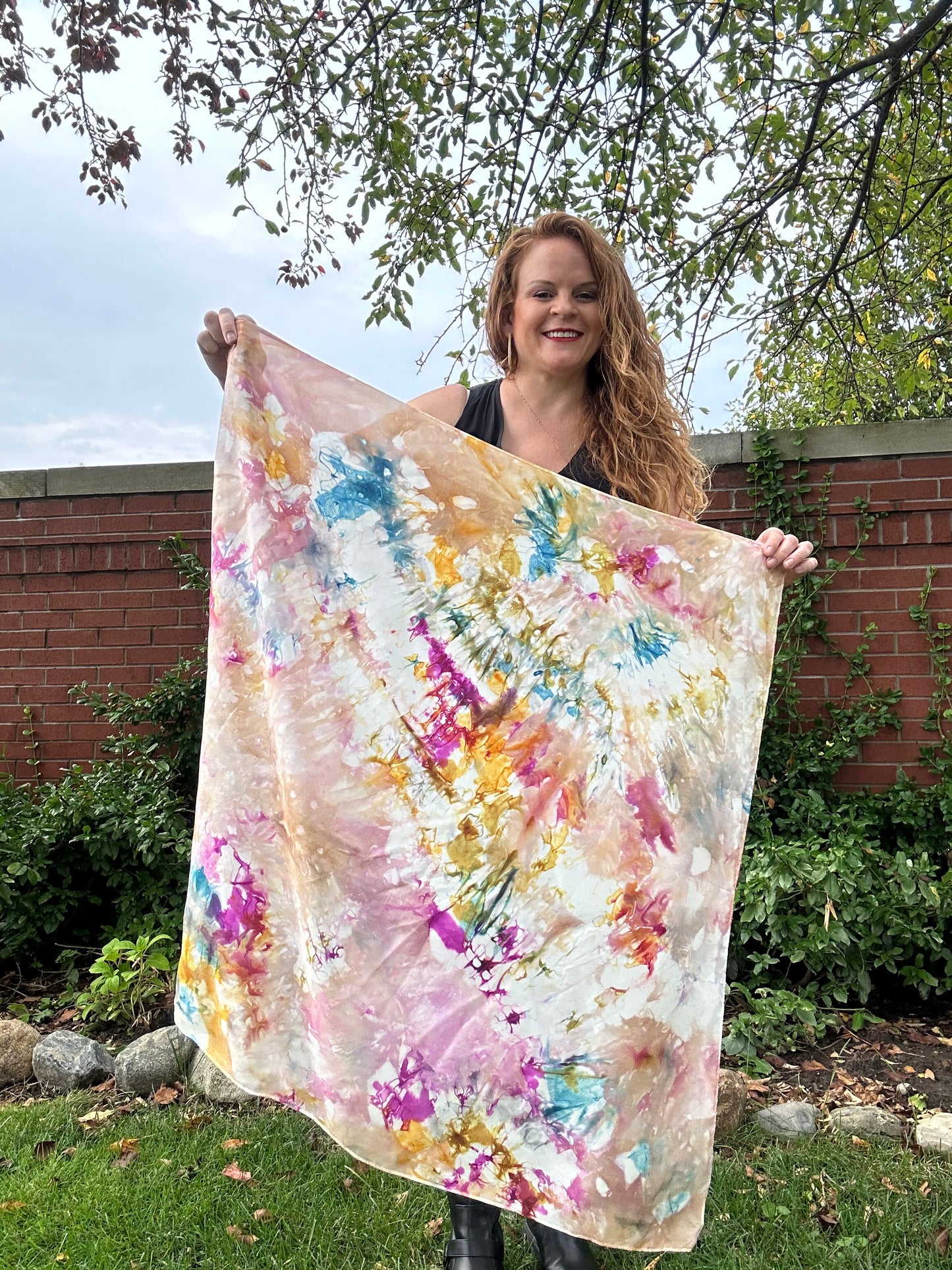 Hand Painted Silk Scarves