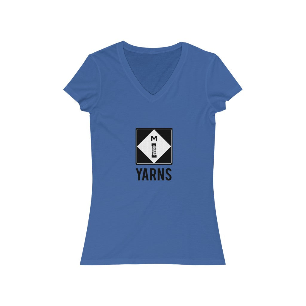 Women's Jersey Short Sleeve V-Neck Tee