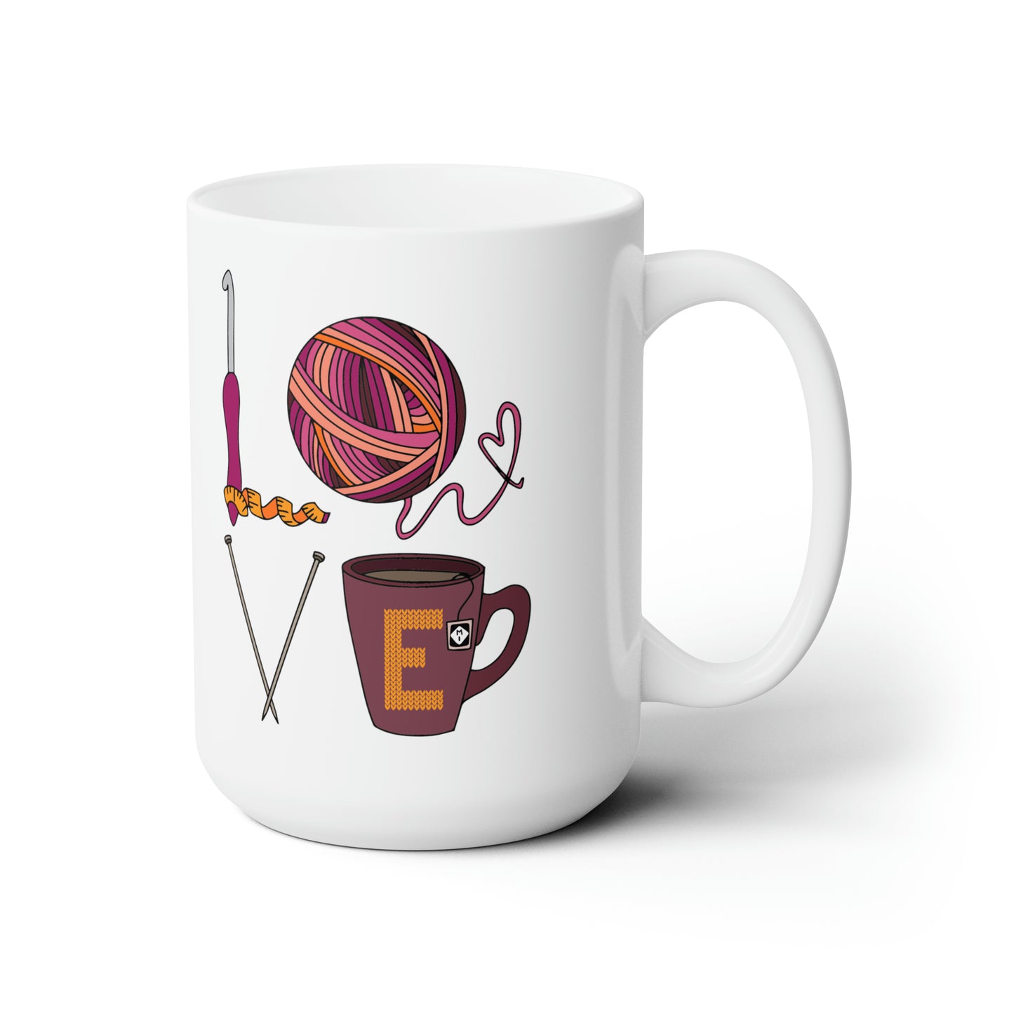 LOVE Ceramic Mug 15oz