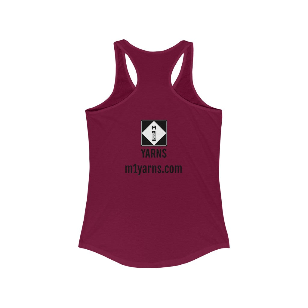 "Yes, it's hot..." Racerback Tank