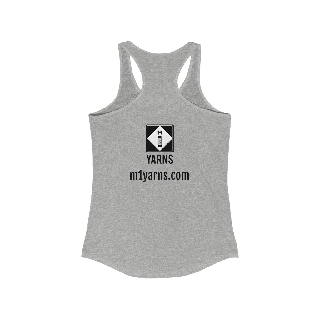"Yes, it's hot..." Racerback Tank