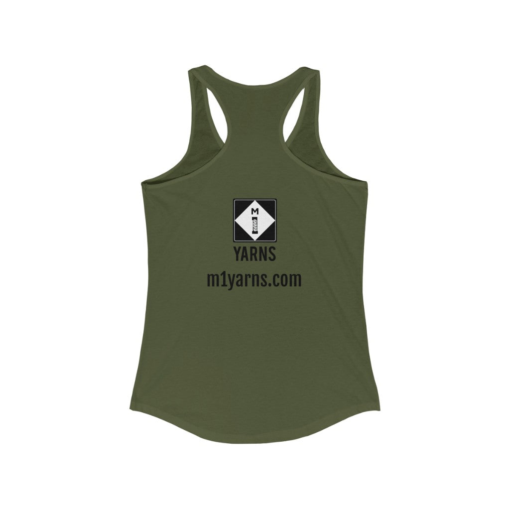 "Yes, it's hot..." Racerback Tank