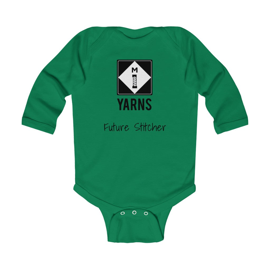 "Future Stitcher" Infant Long Sleeve Bodysuit
