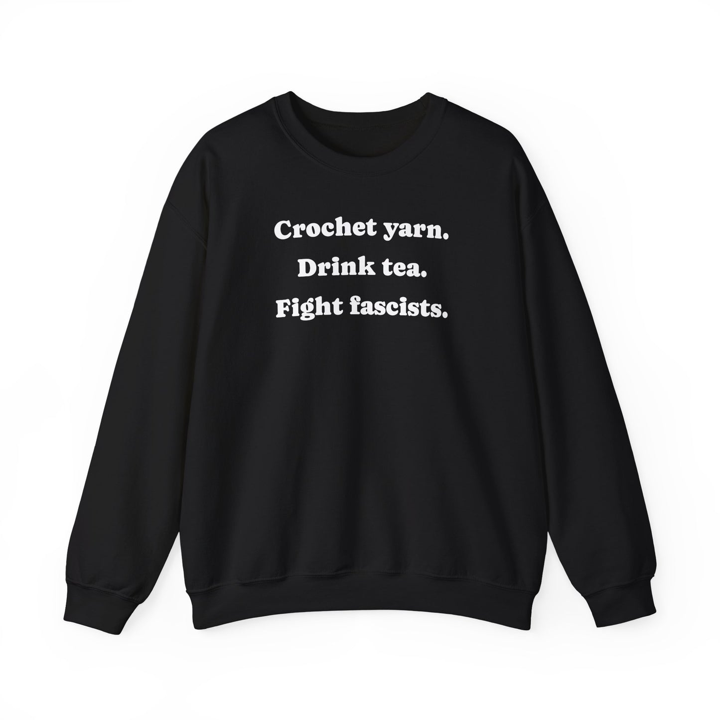 Crochet. Tea. Crewneck Sweatshirt