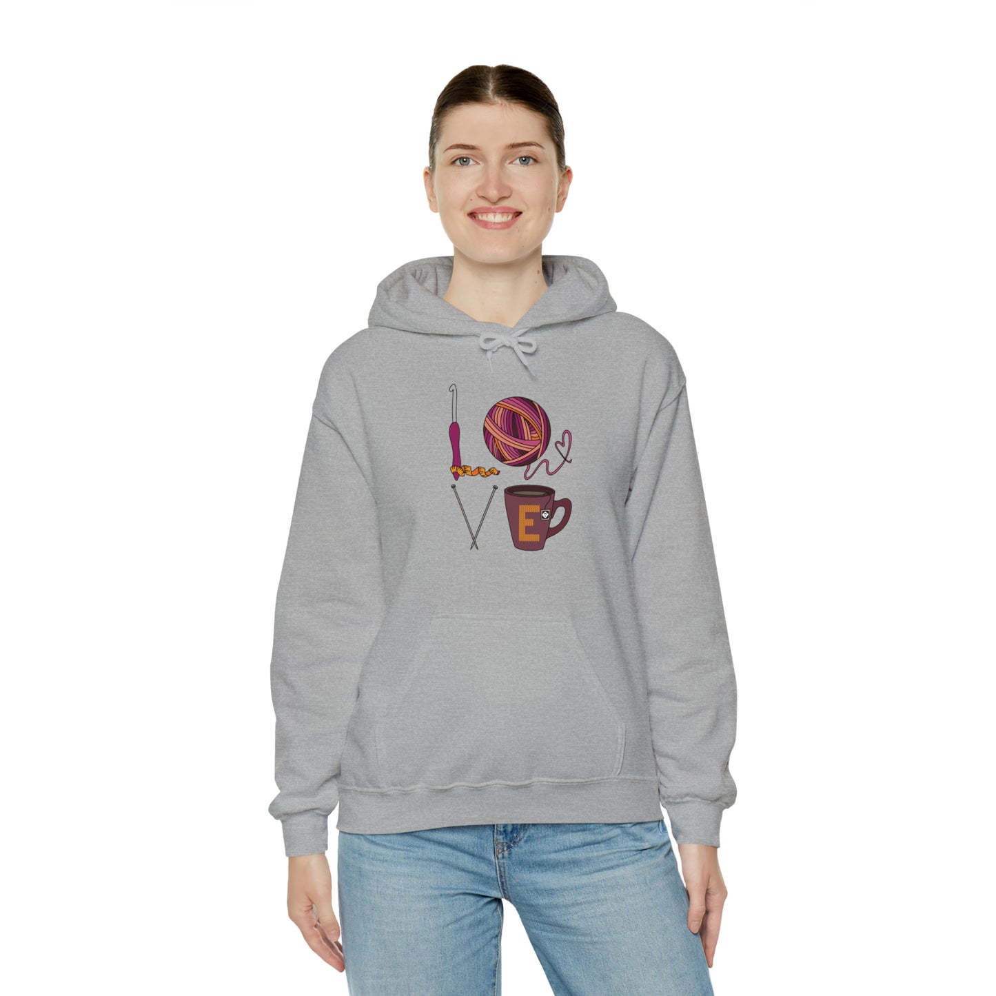 LOVE Unisex Heavy Blend™ Hooded Sweatshirt