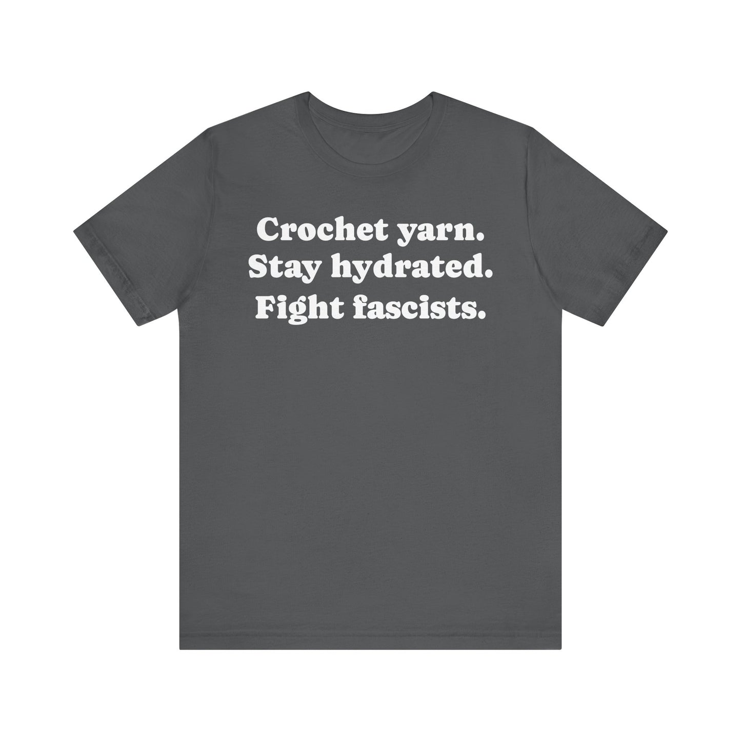 Crochet & Stay Hydrated Crewneck Tee