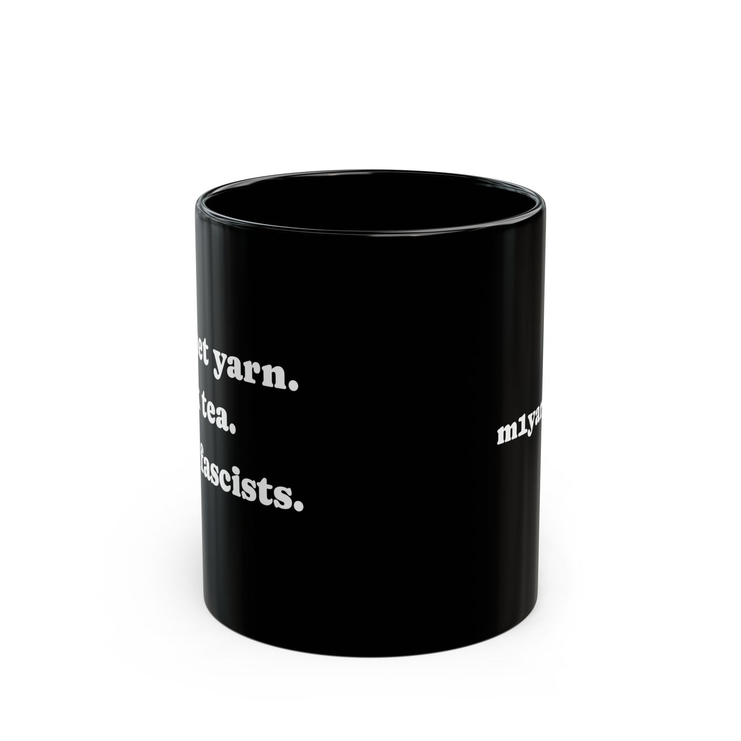 Crochet. Tea. Fight. Mug