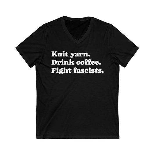 Crafty Activist V-Neck Tee