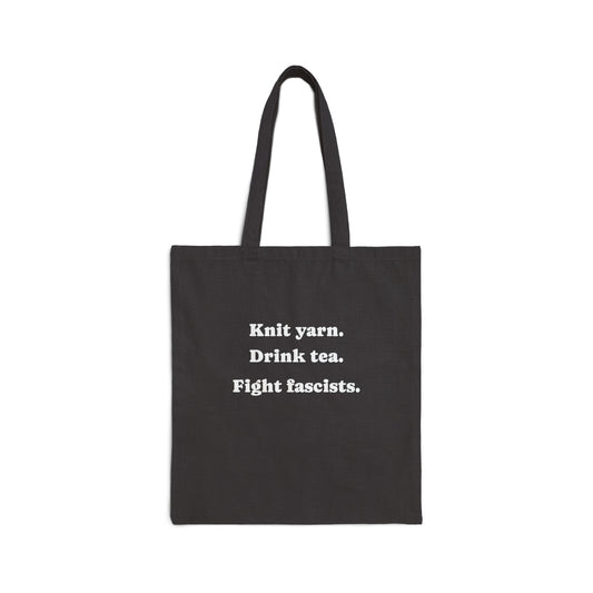 Knit & Tea Tote Bag
