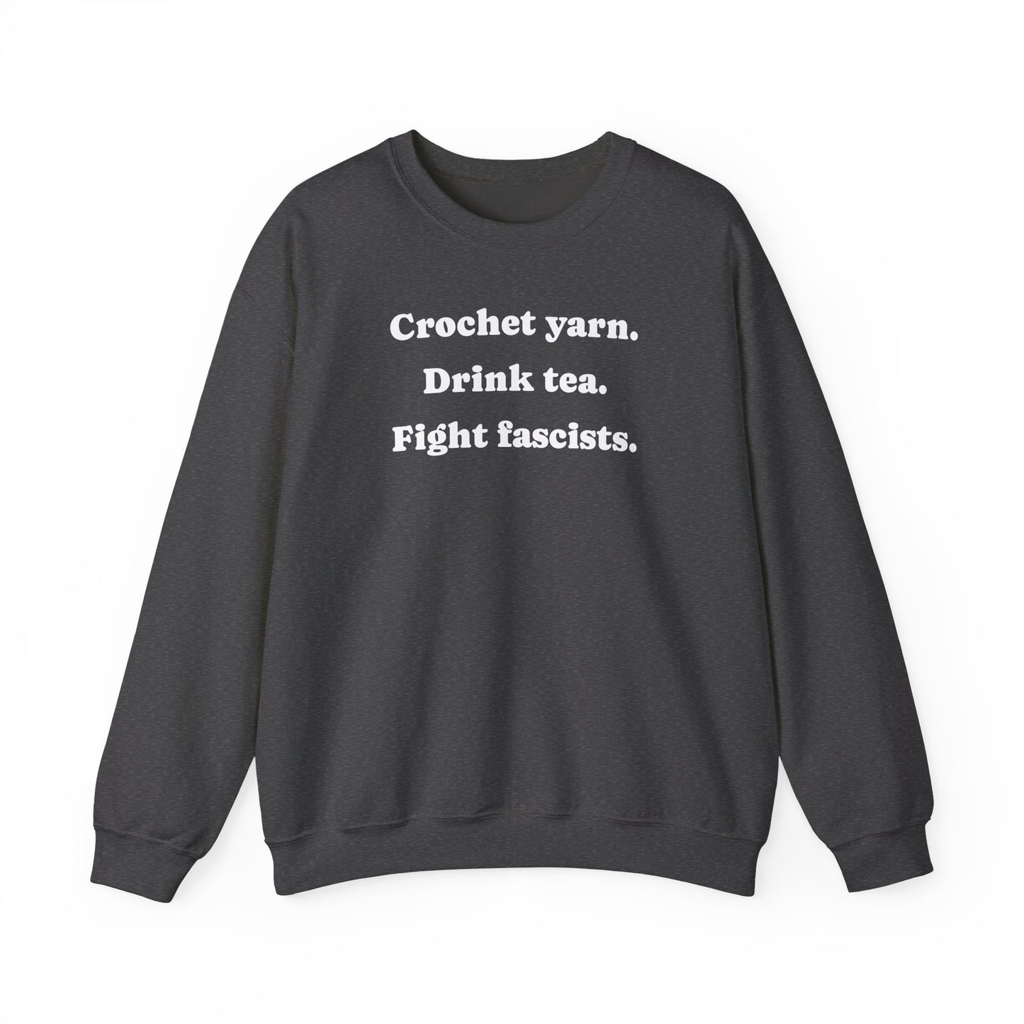 Crochet. Tea. Crewneck Sweatshirt