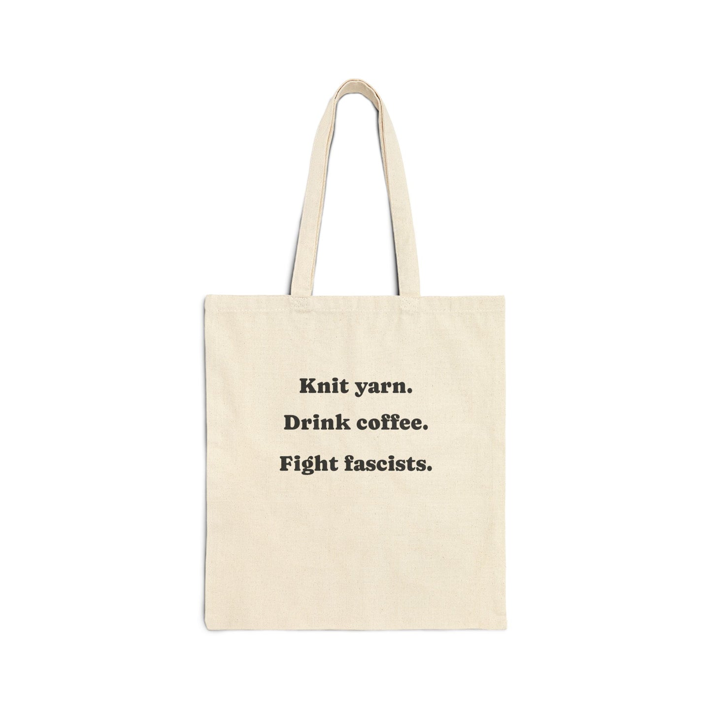 Knit & Coffee Tote Bag