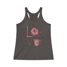 Load image into Gallery viewer, LOVE Women&#39;s Tri-Blend Racerback Tank
