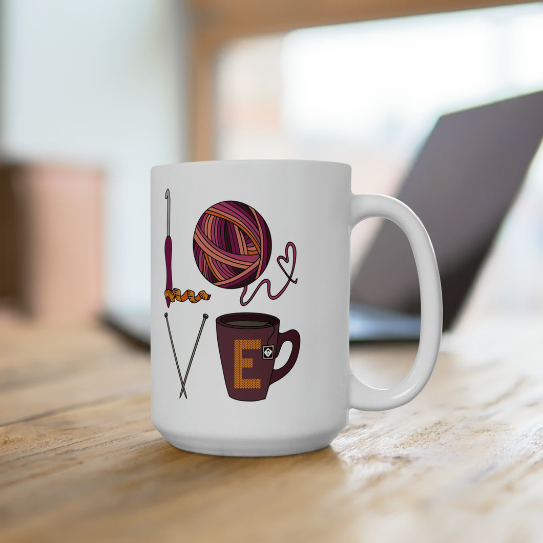 LOVE Ceramic Mug 15oz