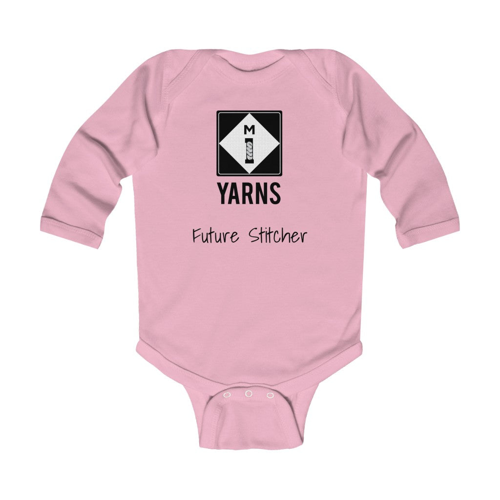 "Future Stitcher" Infant Long Sleeve Bodysuit