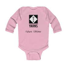 Load image into Gallery viewer, &quot;Future Stitcher&quot; Infant Long Sleeve Bodysuit
